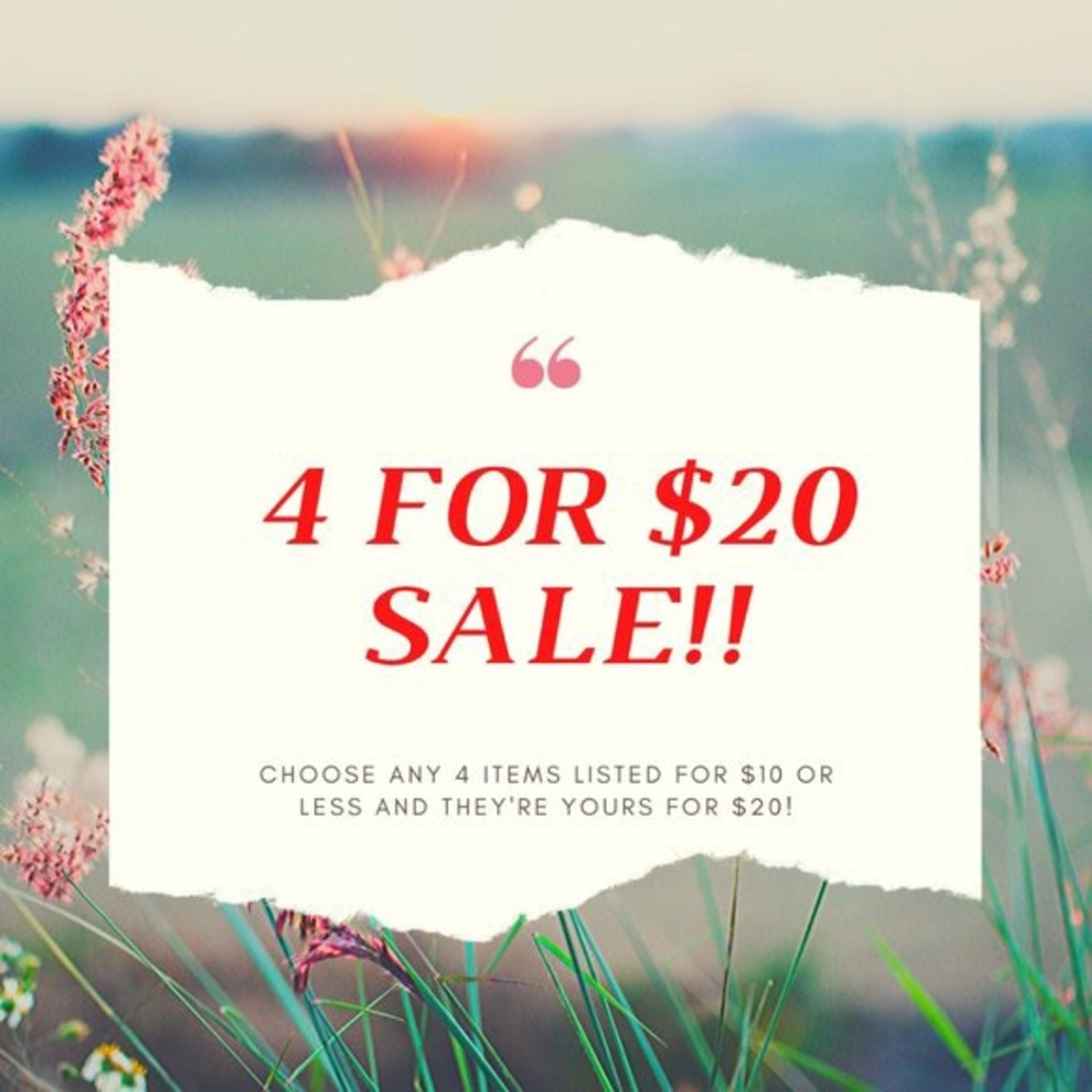 ‼️SALE‼️Items with 💥 are 4 for $20